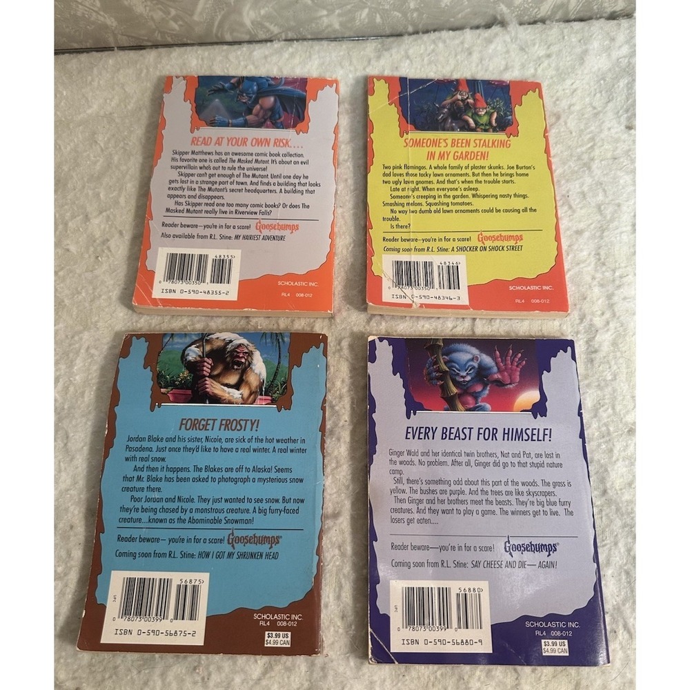 Vintage Goosebumps Books by R.L. Stine - Lot Of 4 (25,34,38&43) FIRST EDITION - Picture 2 of 10